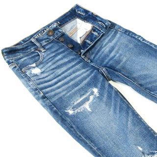 アメリカンイーグル(American Eagle)のアメリカンイーグル▼ハイライズジェギング▼US2SHORT▼ウエスト約64cm(デニム/ジーンズ)