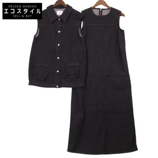 アメリ 01320590270 ブラック VEST SET DENIM DRESS M(その他ドレス)