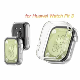2個セット Huawei Watch Fit3 カバー ケース ソフト 画面保護(モバイルケース/カバー)