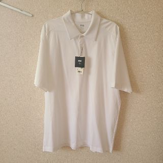 ユニクロ(UNIQLO)のユニクロ theory スムースコットンポロシャツ 半袖 XL  綿100%(Tシャツ/カットソー(半袖/袖なし))