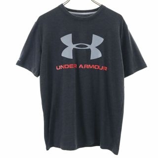 アンダーアーマー(UNDER ARMOUR)のアンダーアーマー プリント トレーニング 半袖 Tシャツ MD グレー UNDER ARMOUR メンズ(Tシャツ/カットソー(半袖/袖なし))