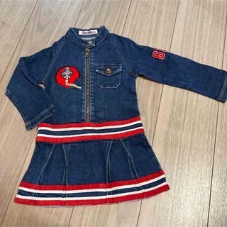 HYSTERIC MINI - ヒステリックミニ　子供服　デニムワンピース　95