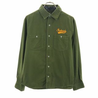 サブサエティ(Subciety)のサブサエティ 日本製 長袖 シャツ M カーキ系 Subciety レディース(シャツ/ブラウス(長袖/七分))