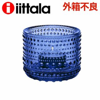 iittala - (KM0678)訳あり イッタラ カステヘルミ キャンドルホルダー ブルー