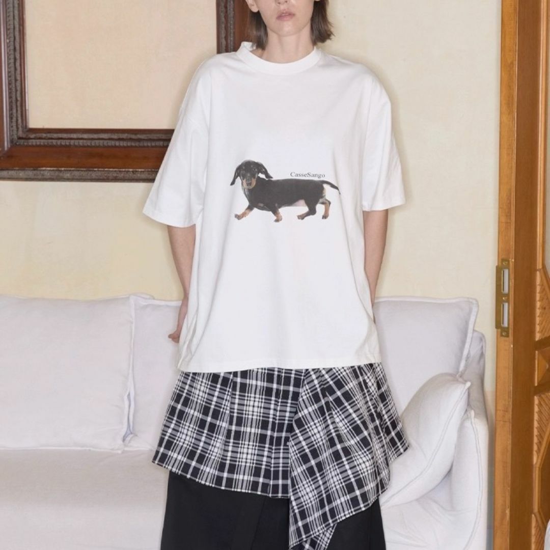 sacai - ANTERIORLOVED×CasseSango ダックスフンド Tシャツ
