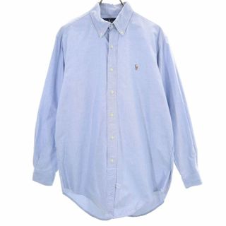 ラルフローレン(Ralph Lauren)のラルフローレン 半袖 ボタンダウンシャツ 151/2-33 ブルー RALPH LAUREN メンズ(シャツ)