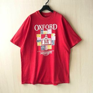 ヴィンテージ(VINTAGE)の90s古着　ヴィンテージ　Tシャツ　オックスフォード　シングルステッチ(Tシャツ/カットソー(半袖/袖なし))