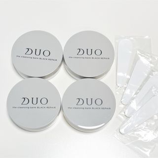 DUO -  DUO デュオ ザ クレンジングバーム 黒 20g×4個セット スパチュラ付き