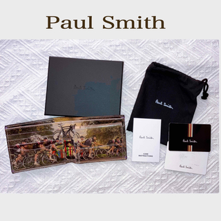 ポールスミス(Paul Smith)の【美品 シリアルナンバーあり】Paul Smith 二つ折り財布(折り財布)