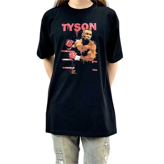 新品 マイクタイソン ボクシング 世界チャンピオン Tシャツ ロンT パーカー(Tシャツ/カットソー(半袖/袖なし))