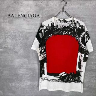 Balenciaga - 『BALENCIAGA』バレンシアガ (L) グラフィックプリントTシャツ