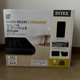 INTEX ピローレストクラシック エアベッド 電動ポンプ内蔵 シングルサイズ (その他)