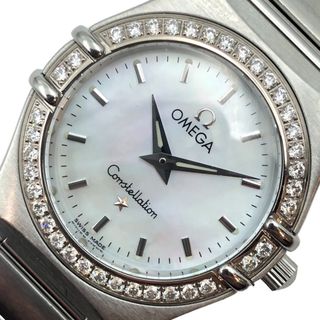 オメガ(OMEGA)の　オメガ OMEGA コンステレーション ホワイトシェル 1476.61 シルバー SS レディース 腕時計(腕時計)