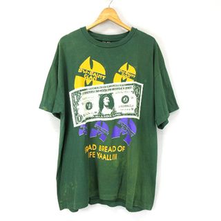 セントマイケル W_SS TEE SAINT CLAN GREEN Tシャツ緑(Tシャツ/カットソー(七分/長袖))