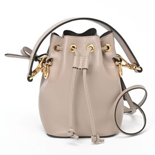 フェンディ(FENDI)のフェンディ / FENDI　モン トレゾール ミニバッグ　8BS010 A18B F0E65　ブラウン(グレージュ系)　【中古】 商品番号 S-155703(ショルダーバッグ)