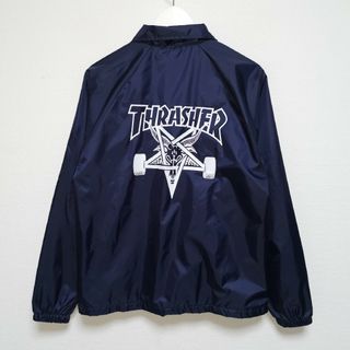 THRASHER - S 00s スラッシャー THRASHER ナイロンコーチ ジャケット USA