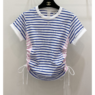 シャネル(CHANEL)のシャネル  かわいい  クロップド Tシャツ(Tシャツ(半袖/袖なし))