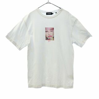 エクストララージ(XLARGE)のエクストララージ プリント 半袖 Tシャツ M ホワイト XLARGE クルーネック メンズ(Tシャツ/カットソー(半袖/袖なし))
