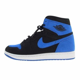 NIKE AIR JORDAN ナイキ ジョーダン スニーカー DZ5485-042 1 Retro High OG Royal Reimagine エアジョーダン1 レトロ ハイ OG ロイヤル リイマジンド スニーカー ブラック系 ブルー系 28.5cm【新古品】【未使用】【中古】(スニーカー)