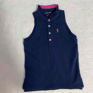 ラルフローレン(Ralph Lauren)のラルフローレン　ポロシャツ　ノースリーブ　女の子　4歳　110 キッズ　子供(Tシャツ/カットソー)