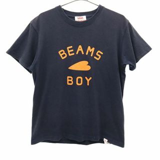 ヴァンズ(VANS)のバンズ ビームスボーイ コラボ プリント 半袖 Tシャツ S ネイビー VANS BEAMS BOY レディース(Tシャツ(半袖/袖なし))