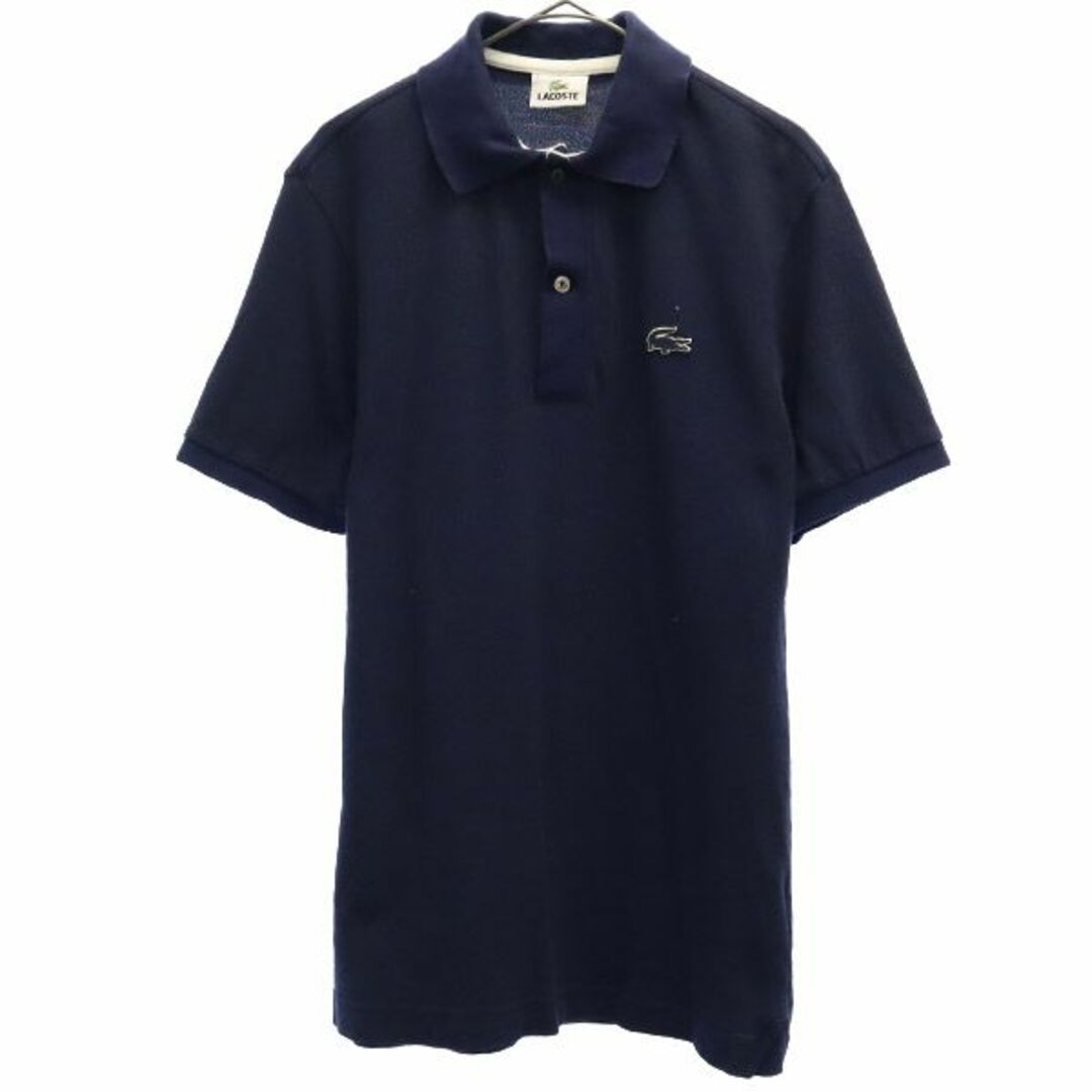 LACOSTE - ラコステ 日本製 半袖 ポロシャツ 2 ネイビー LACOSTE LACOSTE - ラコステ 日本製 半袖 ポロシャツ 2 ネイビー LACOSTE