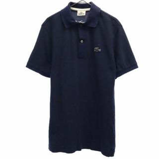 ラコステ(LACOSTE)のラコステ 日本製 半袖 ポロシャツ 2 ネイビー LACOSTE 鹿の子地 メンズ(ポロシャツ)