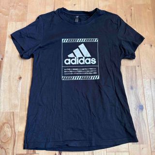 アディダス(adidas)のadidas  アディダス Tシャツ　ブラック　黒 Sサイズ(Tシャツ/カットソー(半袖/袖なし))