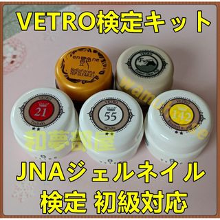 ☆JNA受験応援セット★VETROベトロジェルネイル検定初級キット★(カラージェル)