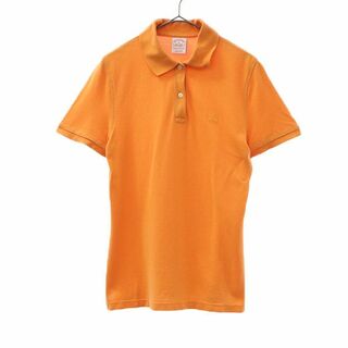 ブルックスブラザース(Brooks Brothers)のブルックスブラザーズ 半袖 ポロシャツ XS オレンジ Brooks Brothers 鹿の子地 レディース(ポロシャツ)