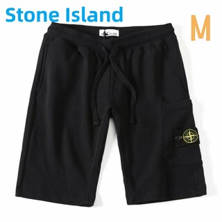 STONE ISLAND - stone island ストーンアイランド バッジポケットショーツ M