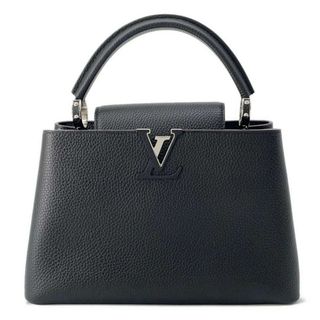 ルイヴィトン(LOUIS VUITTON)のルイヴィトン ハンドバッグ トリヨンレザー カプシーヌPM M42242 LOUIS VUITTON 黒 ブラック(ハンドバッグ)