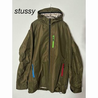 ステューシー(STUSSY)のstussy マルチカラージップ ナイロンジャケット(ナイロンジャケット)