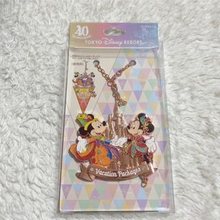 ディズニー(Disney)のディズニー40周年　バケーションパッケージ　オリジナルバックチャーム(キャラクターグッズ)