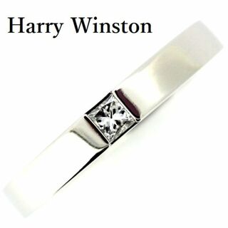 ハリーウィンストン(HARRY WINSTON)のハリーウィンストン プリンセス ダイヤモンド リング Pt950 5号(リング(指輪))