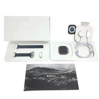 アップル(Apple)の$$ Apple アップル Apple Watch Ultra GPS +Cellularモデル 49mm ブルーオーシャンバンド MD6K977N91 A2684(その他)