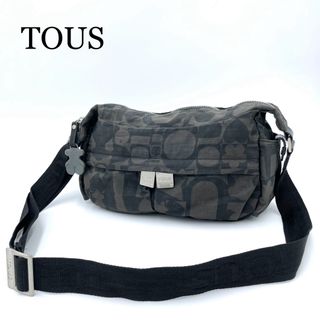 TOUS - TOUS トウス　ショルダーバッグ　総柄　ファスナーチャーム