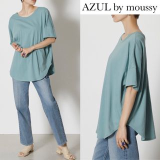 アズールバイマウジー(AZUL by moussy)のアズールバイマウジー ドルマン ハーフスリーブ トップス(Tシャツ(半袖/袖なし))