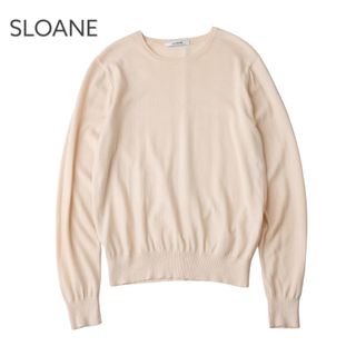 スローン(SLOANE)のSLOANE 14G コットン天竺長袖クルーネック(ニット/セーター)