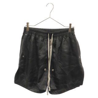 Rick Owens - Rick Owens リックオウエンス 21AW BELA BOXERS RU02A5391 ドローコードサテンハーフパンツ ショーツ ブラック