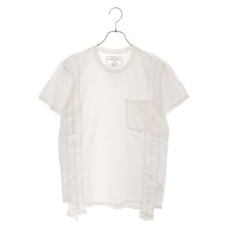 ニードルス(Needles)のNeedles ニードルス ND Rebild 7Cuts Solid S/S 再構築 ソリッド カットソー 半袖Tシャツ ホワイト(Tシャツ/カットソー(半袖/袖なし))