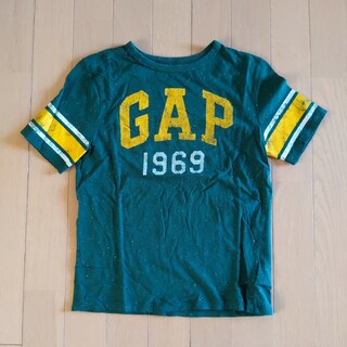 ギャップキッズ(GAP Kids)のギャップキッズGAP KIDS半袖Tシャツ130サイズ使用品グリーン(Tシャツ/カットソー)
