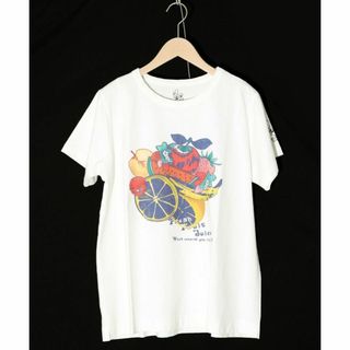 スカラー(ScoLar)のプレミアムスカラー 742005 フルーツ柄Tシャツ(Tシャツ(半袖/袖なし))