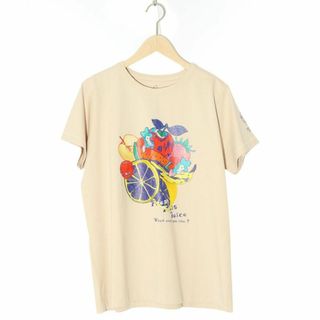 スカラー(ScoLar)のプレミアムスカラー 742005 フルーツ柄Tシャツ(Tシャツ(半袖/袖なし))