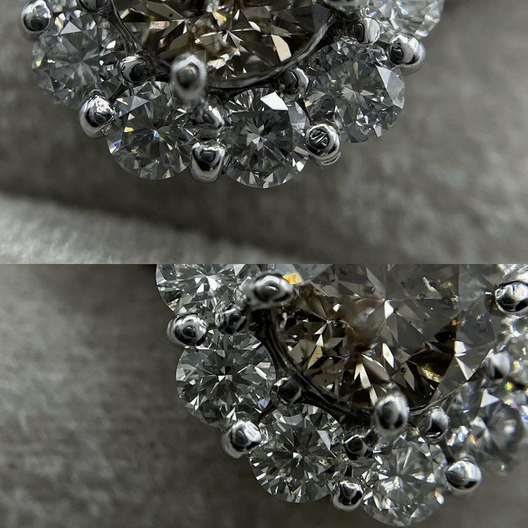 JE194☆高級 ダイヤモンド2.105ct プラチナ ヘッド 鑑別書付 JE194☆高級 ダイヤモンド2.105ct プラチナ ヘッド 鑑別書付