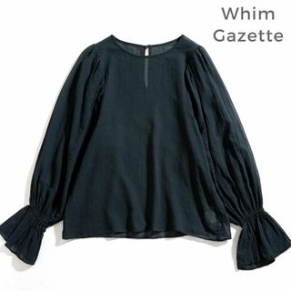 ウィムガゼット(Whim Gazette)の971u*ウィムガゼット キャンディスリーブ シアー ブラウス(シャツ/ブラウス(長袖/七分))