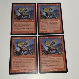 マジックザギャザリング(マジック：ザ・ギャザリング)のMTG ONS 火花鍛冶 英語版 4枚セット まとめ売り(シングルカード)