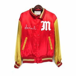 セントマイケル SAINT MICHAEL ■ 23SS 【 VARSITY JACKET SM S23 0000 068 】 カラー 切り替え スタジャン ジャケット　33873(スタジャン)