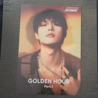 エイティーズ(ATEEZ)のATEEZ GOLDEN HOUR クリアシート ミンギ(アイドルグッズ)