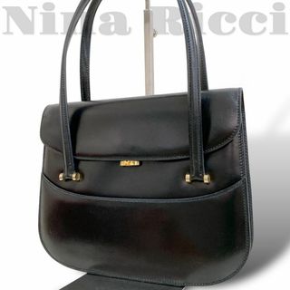 ニナリッチ(NINA RICCI)の美品【ニナリッチ】ブラックフォーマル ハンドバッグ 肩掛け お受験 式典(ハンドバッグ)